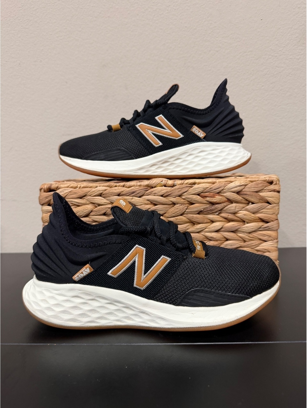 Size 8 - New Balance Women’s Fresh Foam Roav “Black Gum”